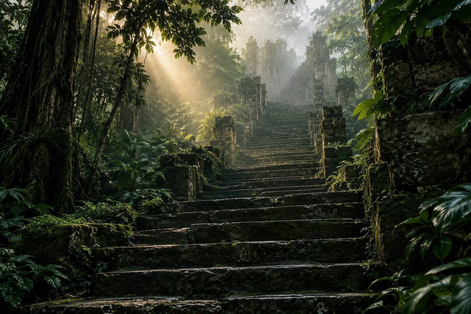 Rainforest landscape artwork