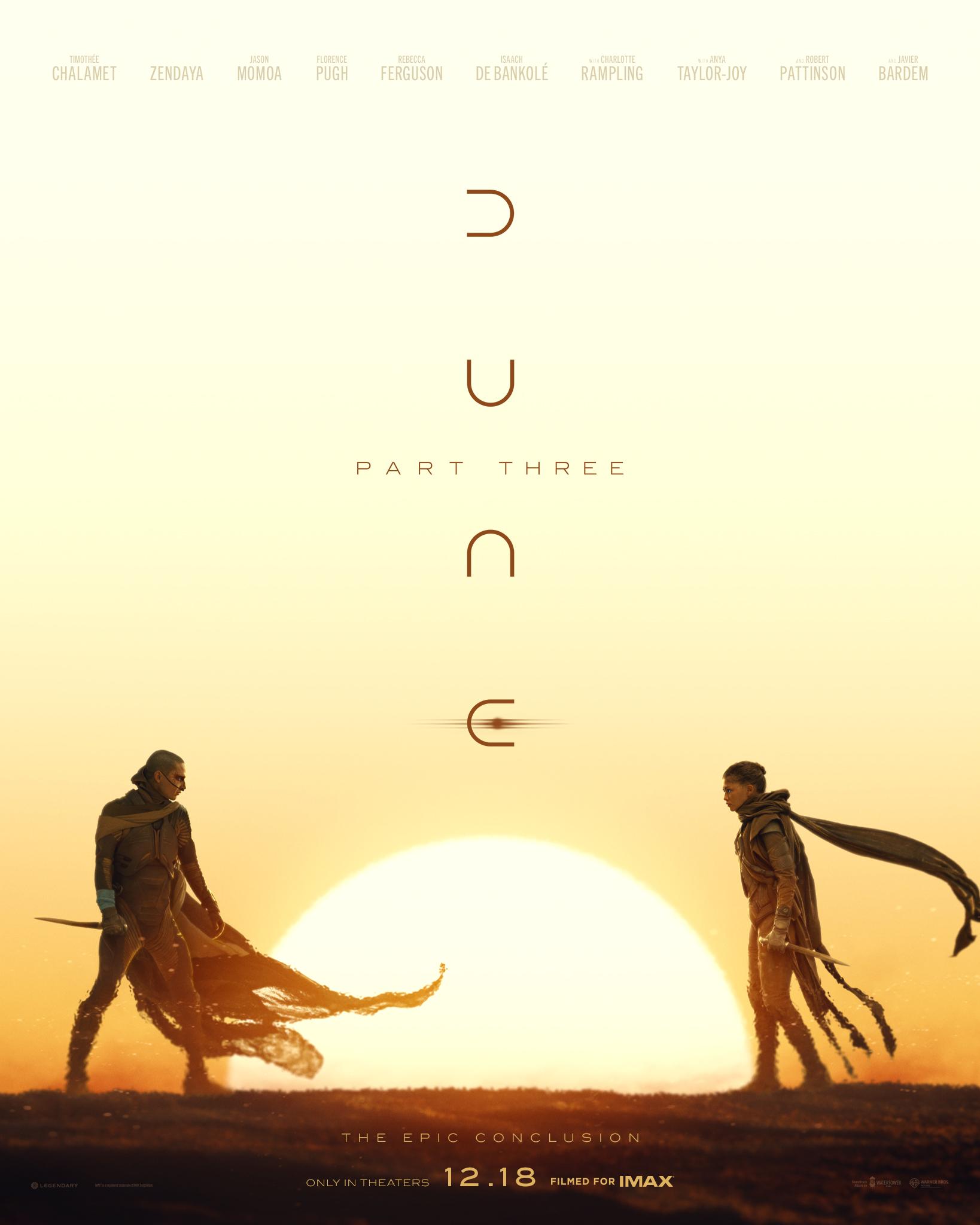 Dune: Part Three film poster